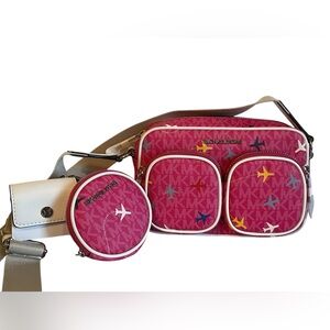 NWT Michael Kors Jet Set Medium Crossbody